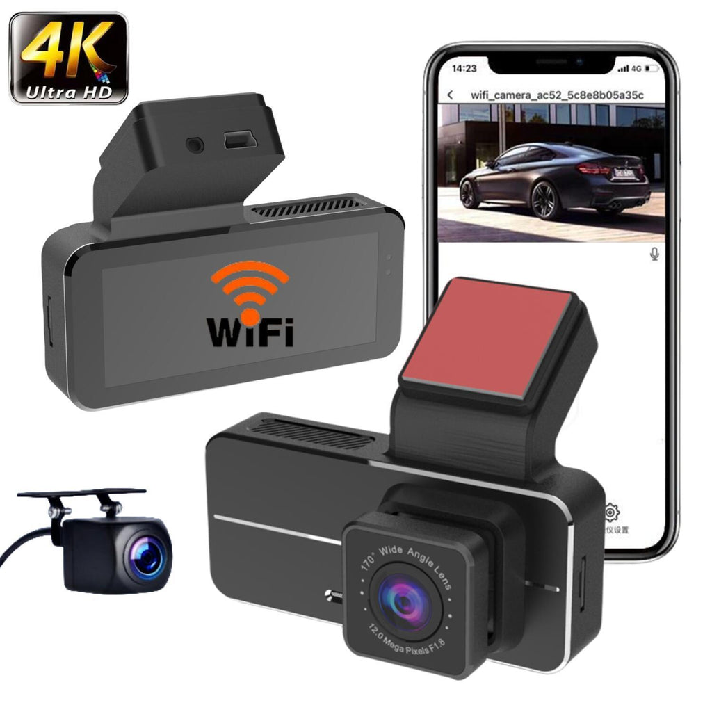 Universal 4K 2.4 inch Front and Rear Dash Cam