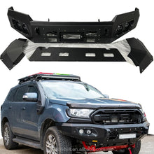 Load image into Gallery viewer, Toyota Hilux Steel Front Bumper Bull Bar