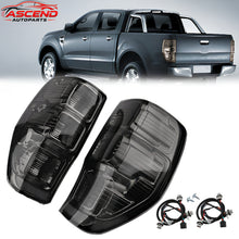 Load image into Gallery viewer, Smoke black LED tail lights assembly for Ford Ranger PX T6 T7 MK1 MK2