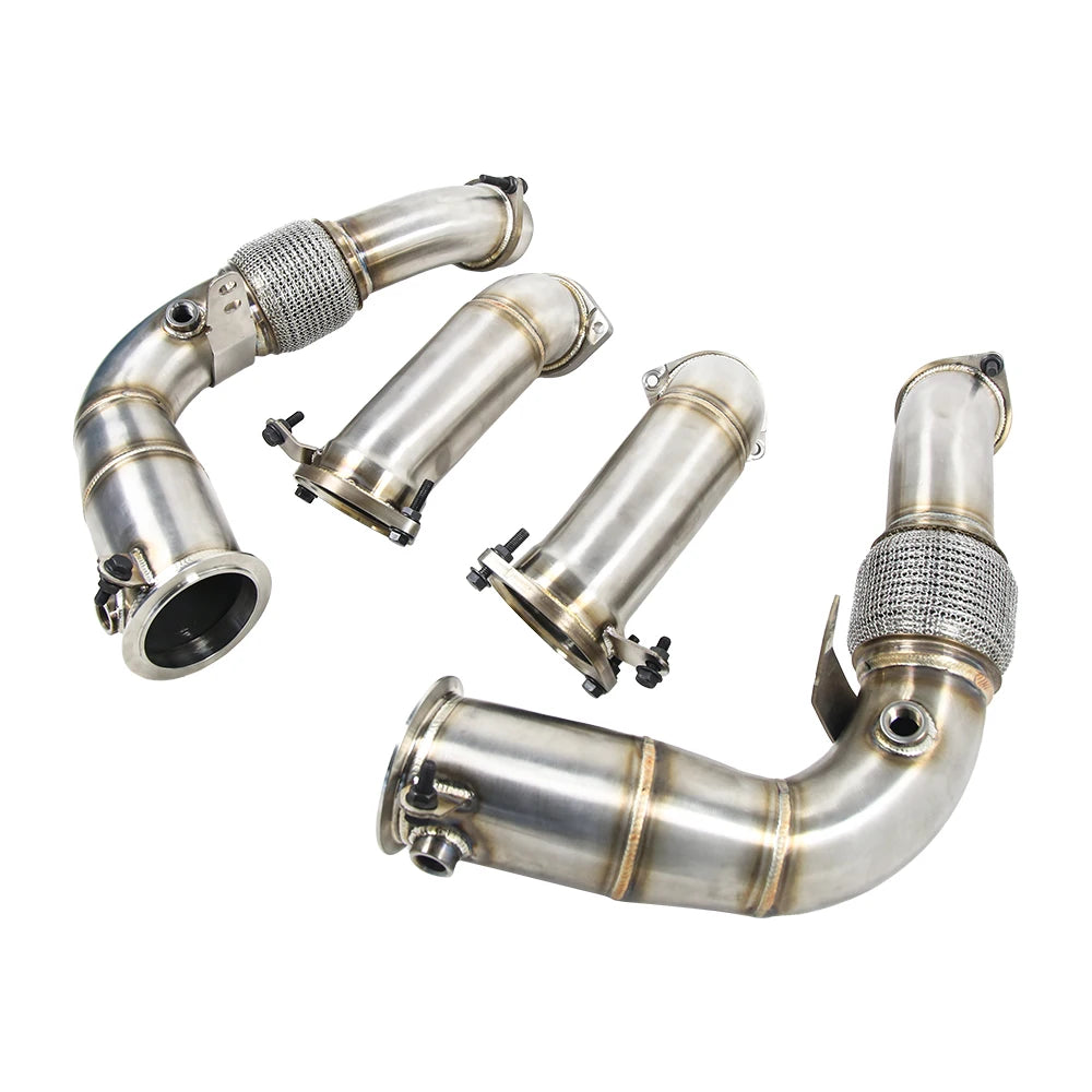 BMW X5 M F95 / X6 M F96 LCI 2024+ S68 4.4TT 304 Stainless Steel Race Downpipe