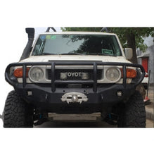 Load image into Gallery viewer, Toyota FJ Cruiser Front Bull Bar with Winch Mount