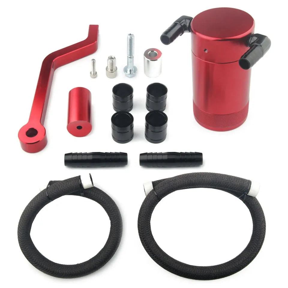 Dodge Ram 1500 2500 3500 5.7L 6.4L HEMI / Charger Challenger Chrysler 300 SRT8 Polished Oil Catch Can, 0.4 L