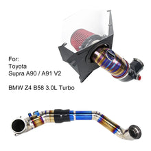 Load image into Gallery viewer, BMW M240i M340i M440i 2016-2025 / Toyota Supra 2019-2025 3.0T Titanium Charge Pipe and Intake Pipe Kit