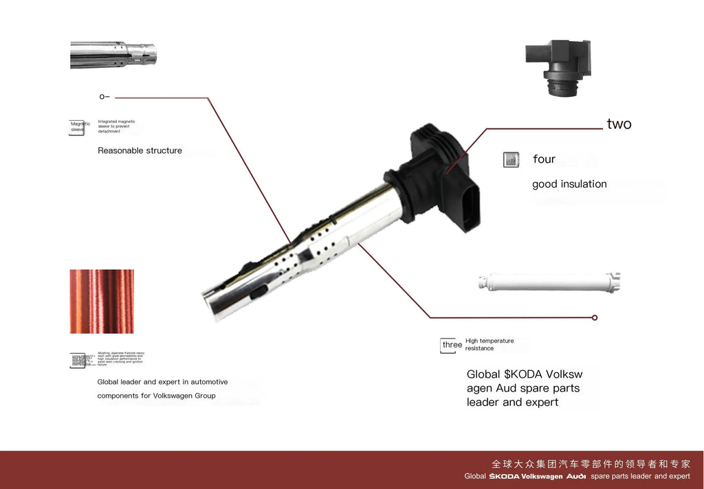Audi A8 D4 6.3 W12 Quattro Engine Ignition Coil 07P905715