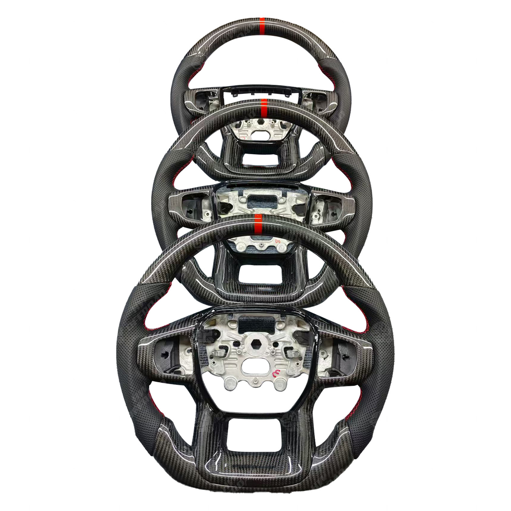Toyota Land Cruiser Hilux Prado Cruise Control Carbon Fibre Steering Wheel