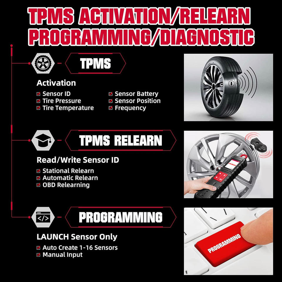 LAUNCH X431 ITPMS Tire Pressure Detector - view 2