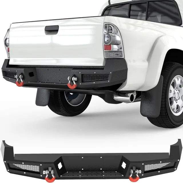 Universal / multi-fitment Rear Step Bumper with Recovery Shackle Mounts