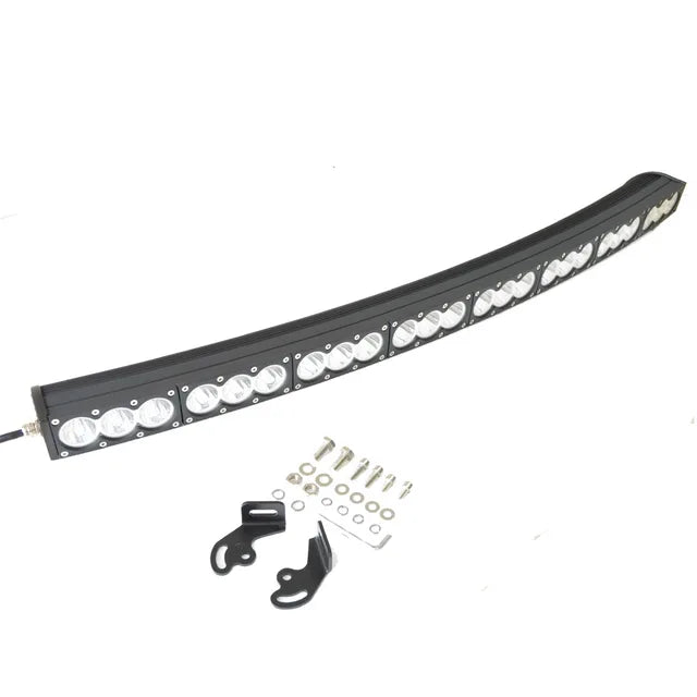 Single row 300W 50 inch curved LED light bar for 4X4 offroad