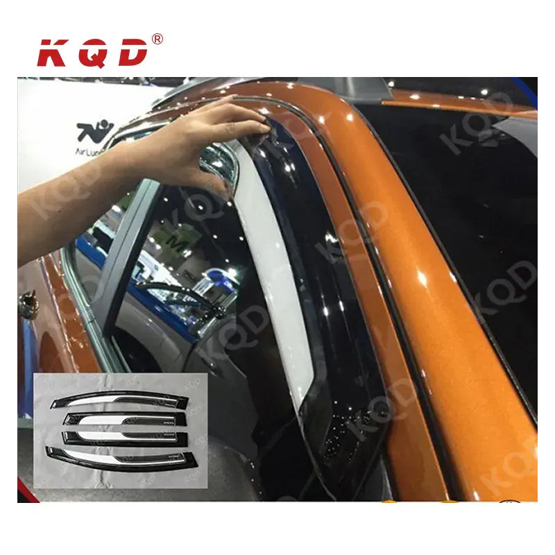 [HIL-VIS-004] Toyota Hilux Chrome Window Visors