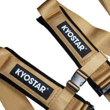 Load image into Gallery viewer, Universal UTV 3 inch 5-Point Racing Harness with Metal Latch and Link Lock, Gold or Grey
