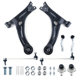 Factory 8x Front Lower Control Arm +Ball Joint Sway Bar Tie Rod for TOYOTA COROLLA 2003 - 2008 K90309 K640360