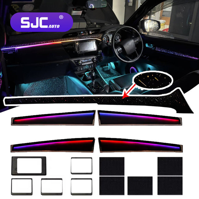Toyota Hilux AN120/AN130 64-Colour LED Interior Ambient Light Kit — Premium Vehicle-Specific Ambient Lighting