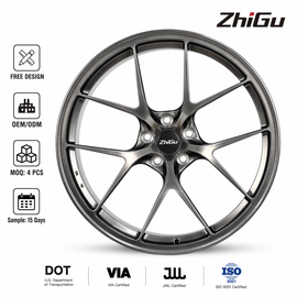 [RIM-025] 2015-2024 Volkswagen Golf 19-22 Inch 5x112/5x120 Forged Alloy Wheel Set Of 4 Hyper Black
