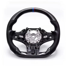 Load image into Gallery viewer, BMW F40 F44 G20 G30 G80 Custom Carbon Fibre Flat Bottom Sport Steering Wheel