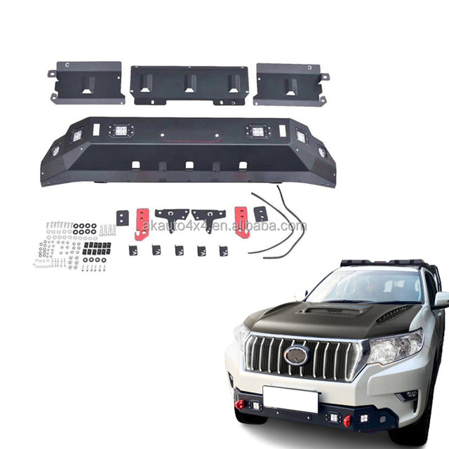 Toyota Prado / Land Cruiser Heavy Duty Steel Front Bumper Bull Bar