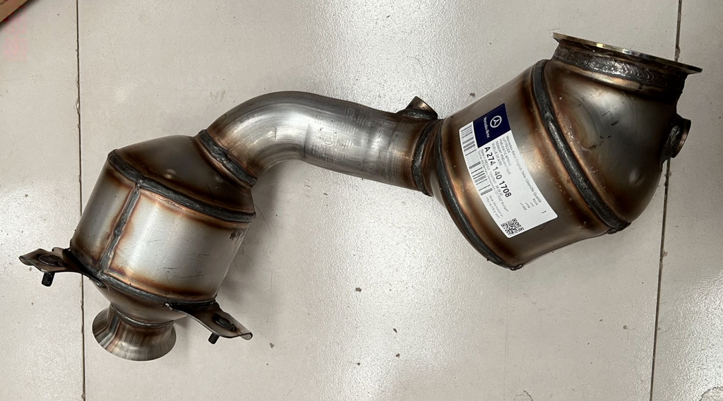 Mercedes-Benz Catalytic Converter  2741401708 Mercedes-Benz Catalytic Converter M274 Petrol Engine Euro 6 Stainless Steel Ceramic Exhaust Catalyst for C-Class W205 E-Class W212 W213