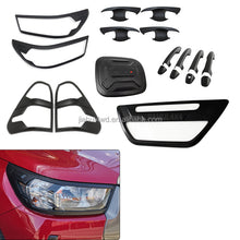 Load image into Gallery viewer, Toyota Hilux 2015-2024 Matte Black Exterior Accessory Kit (Headlight/Tail Light Covers)