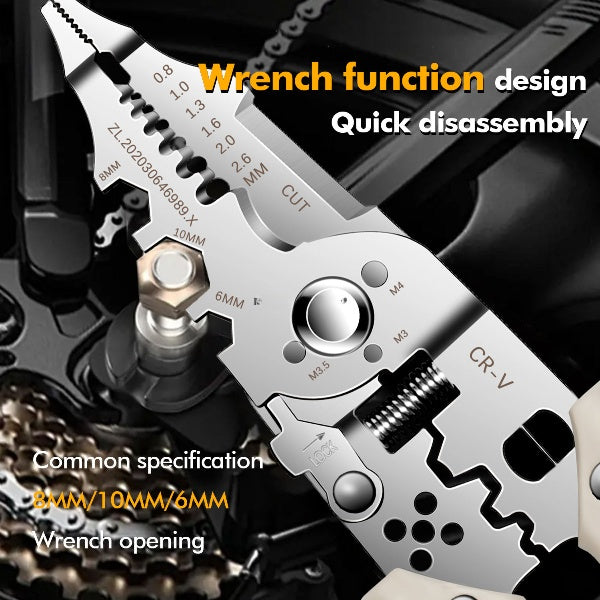 Wire Stripper Tool – 21-in-1 Industrial Pliers for Stripping, Cutting & Crimping with OEM Support