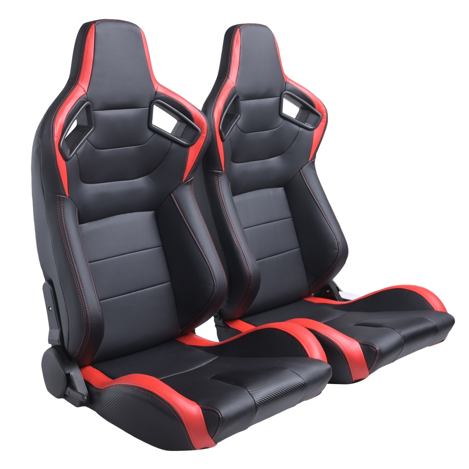 SEAT-045 Universal JIABEIR 1054 Black Car Seat PVC Bucket Simulator