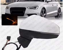 Load image into Gallery viewer, Audi A3 S3 Right Exterior Door Mirror White 8V1857410