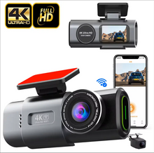 Load image into Gallery viewer, Universal 4K 1.5 inch Front and Rear Dash Cam