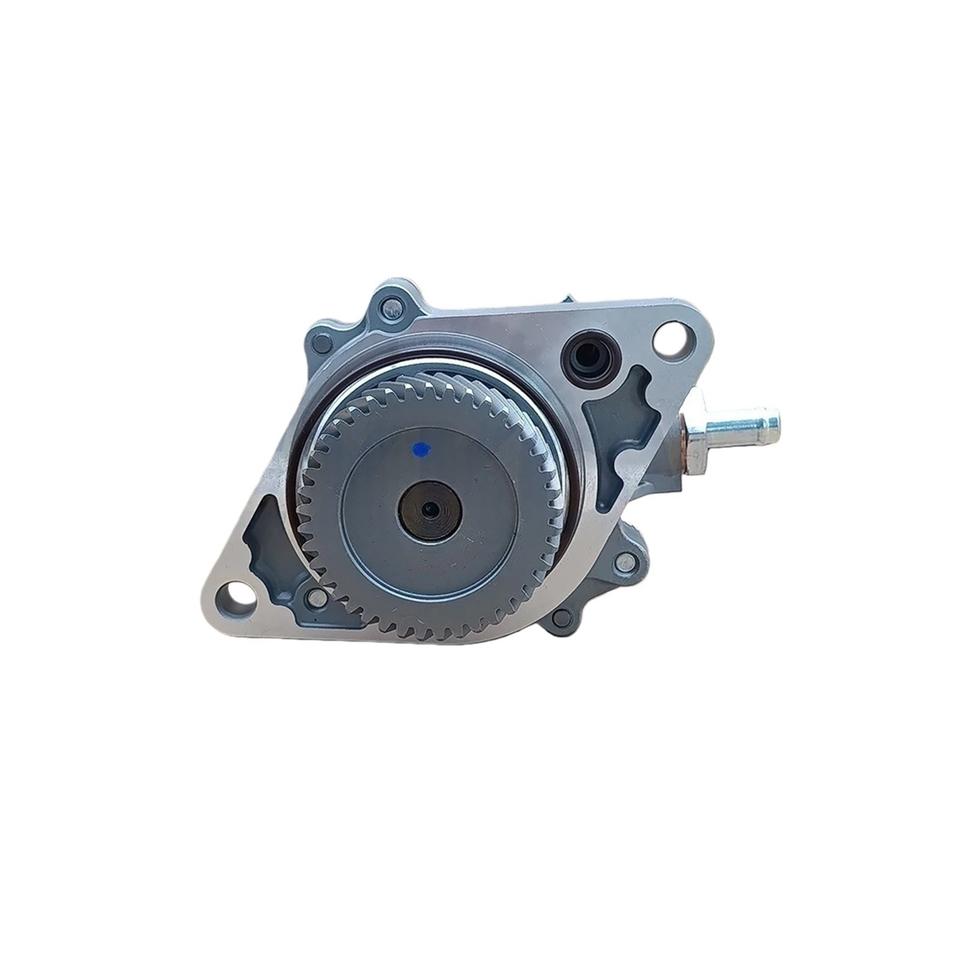 Engine vacuum pump assembly close-up