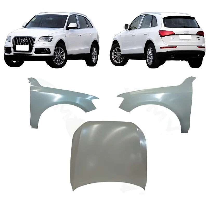 Audi Q5 8R 2009–2017 Front Fender / Bonnet Replacement, Steel or Aluminium 8R0821105 8R0821106 8R0823029
