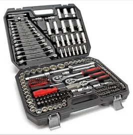 215-Piece Universal Auto Socket Tool Ratchet Drive Wrench Set