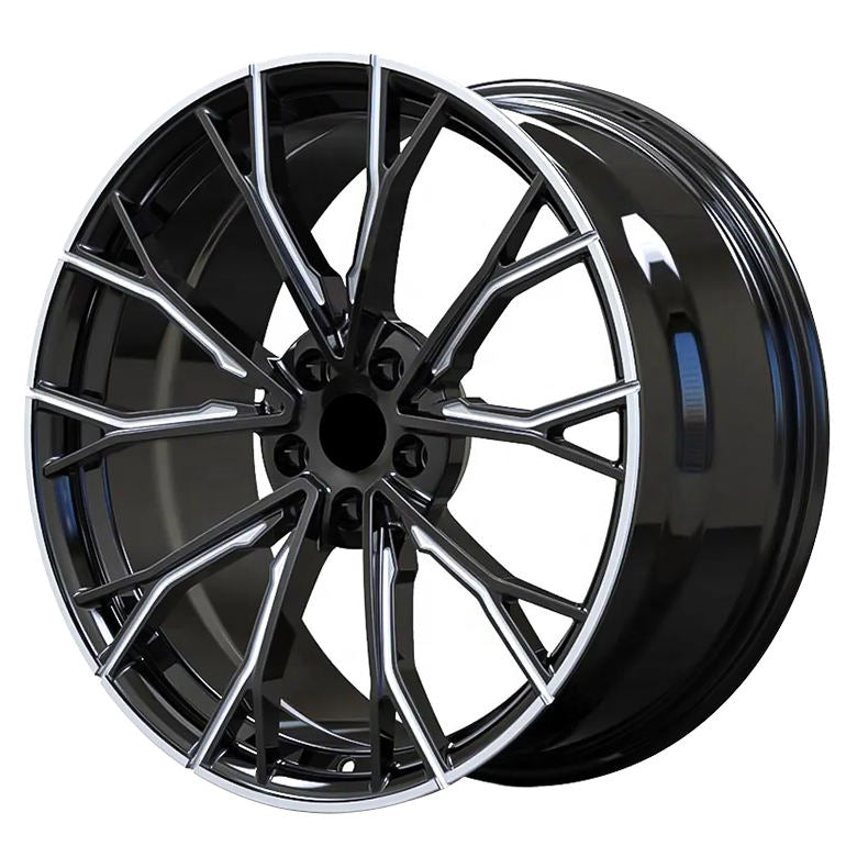 [RIM-015] 2015-2024 Volkswagen Golf 19/20 Inch 5x112/5x120 Forged Alloy Wheel Set Of 4 Gloss Black