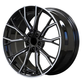 [RIM-015] 2015-2024 Volkswagen Golf 19/20 Inch 5x112/5x120 Forged Alloy Wheel Set Of 4 Gloss Black