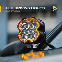 Load image into Gallery viewer, Toyota Hilux Ranger F150 Spot Beam Amber DRL 4" LED Pod Light