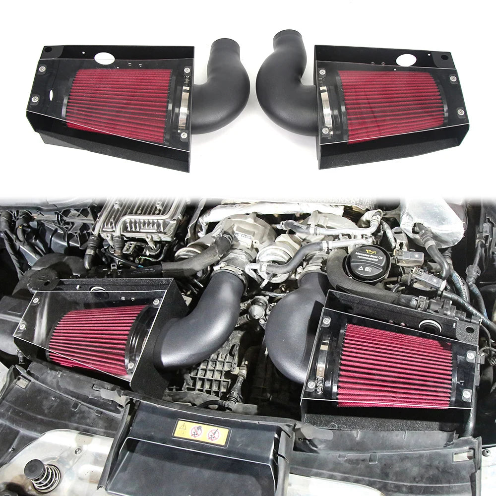 Mercedes-AMG E63 E63S GT63 GT63S GLE63S M177 4.0T V8 Aluminium Cold Air Intake Kit with Air Filter