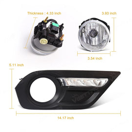 FOG-013 Isuzu MU-X Fog Light Kit