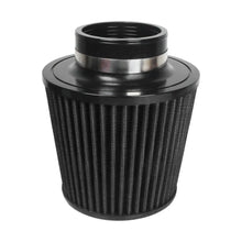 Load image into Gallery viewer, Universal 3 inch Neck Matte Carbon Fibre Top Dry Cone Air Filter with Aluminium Base