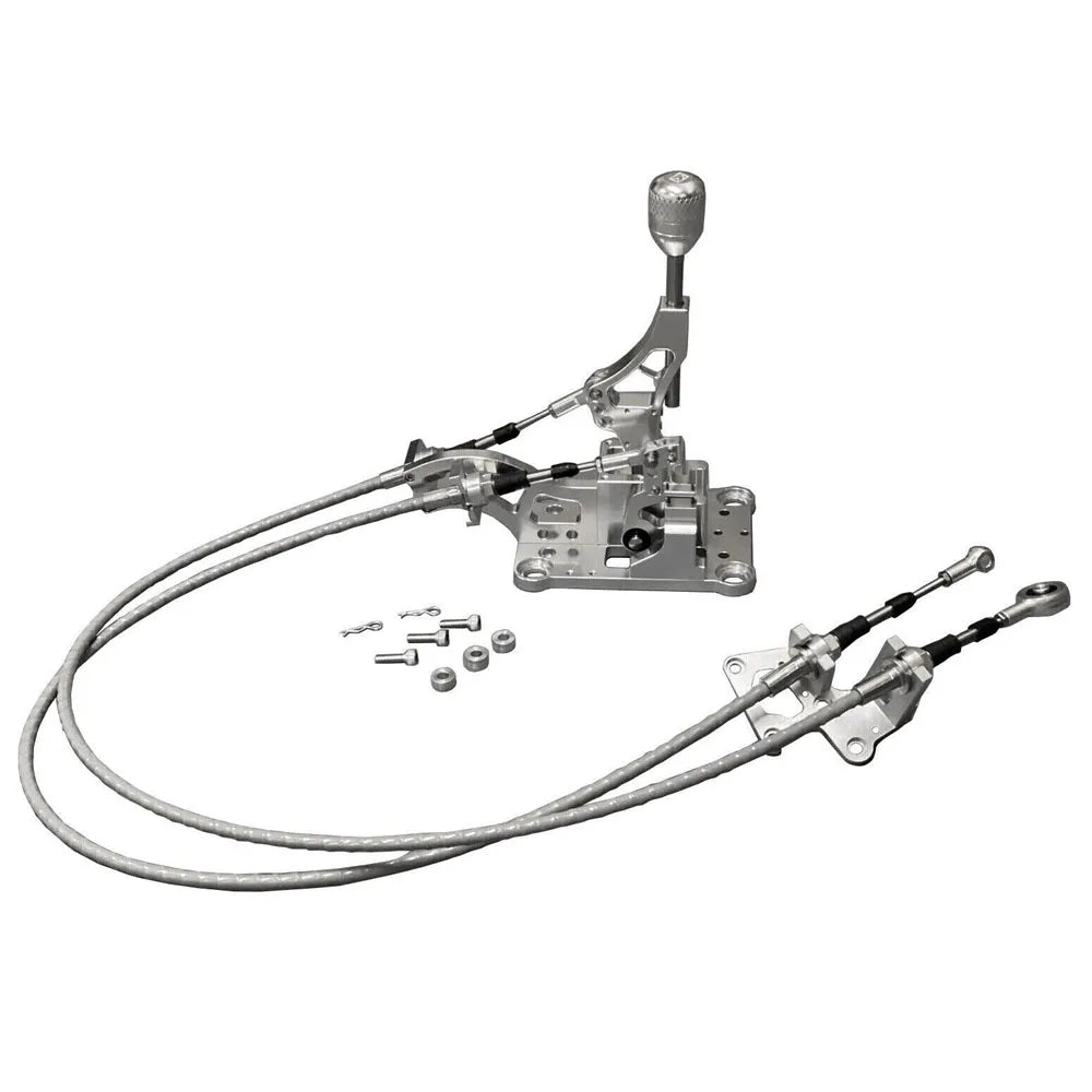 Honda K20 / K24 K-Series Swap Shifter Box Kit with RSX Shifter Cables, Trans Bracket and Gear Knob - Civic / CRX