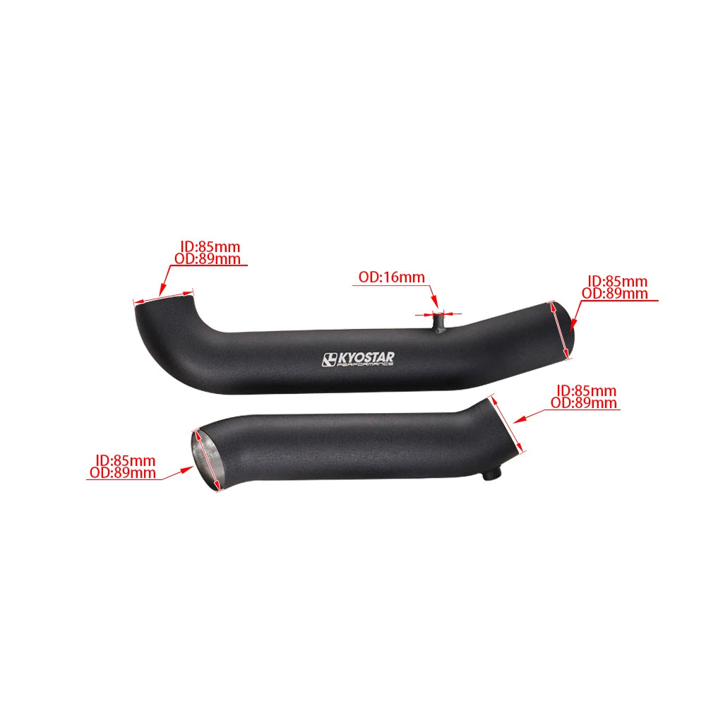 Dodge Durango and Jeep Grand Cherokee 3.6L 3.5 Inch Aluminium Cold Air Intake Kit - Black and Red