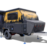 Modern Lightweight Aluminum Off-Road Pop-Up Camper Trailer Mini 4x4