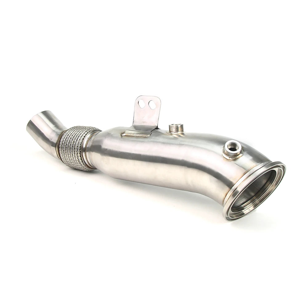 BMW B58 3.0T M240i M340i M440i 540i 740i 4.5 inch Stainless Steel Catless Downpipe with Gaskets and Hardware