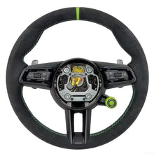 Load image into Gallery viewer, Custom full Alcantara steering wheel for Porsche 911 Cayenne Panamera 997 987