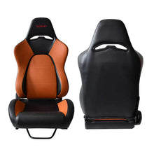 Load image into Gallery viewer, SEAT-038 Universal Orange Color Adjustable Sport Car Racing Seat Simulator