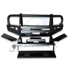Load image into Gallery viewer, Toyota Tacoma Custom Black Pickup Front Bumper Bull Bar