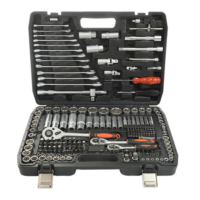 216-Piece Heavy Duty Auto Repair Tool Set Standard Edition