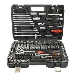 216-Piece Heavy Duty Auto Repair Tool Set Standard Edition