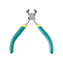 Load image into Gallery viewer, Pair of wire cutters with green handles on a white background