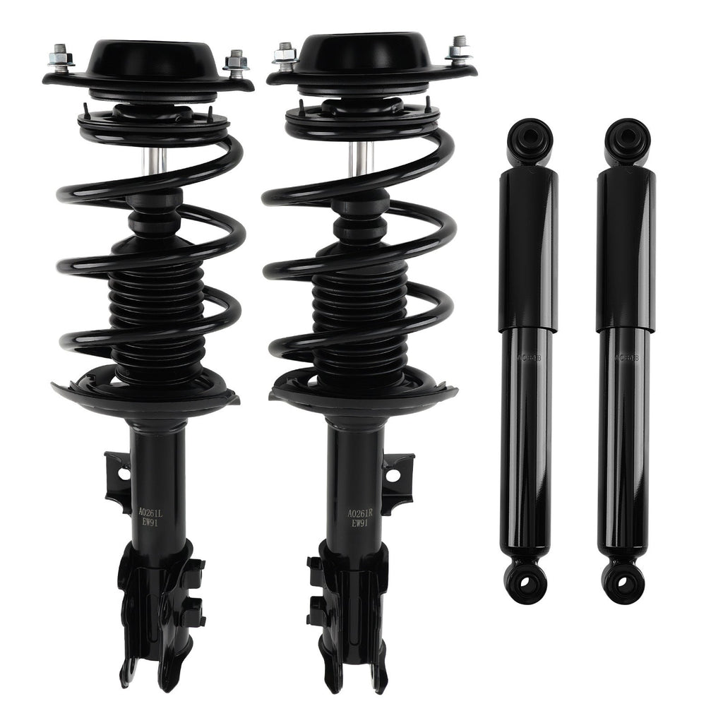 4pcs Front & Rear Struts Assembly with Spring Shock Absorber for Hyundai Elantra 2011 - 2016 GLS Limited Sedan