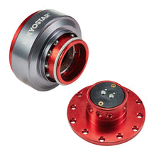 Load image into Gallery viewer, Universal Aluminium Steering Wheel Quick Release Control Hub with Gunmetal Trim