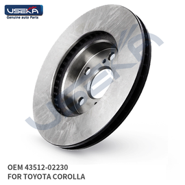 BRK-3.42-useka USEKA Auto Part Car Front Brake Disc for Toyota Corolla