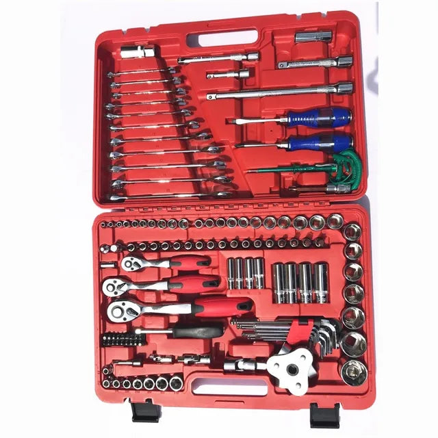 121-Piece Professional Wrench Socket Ratchet Auto Tool Set