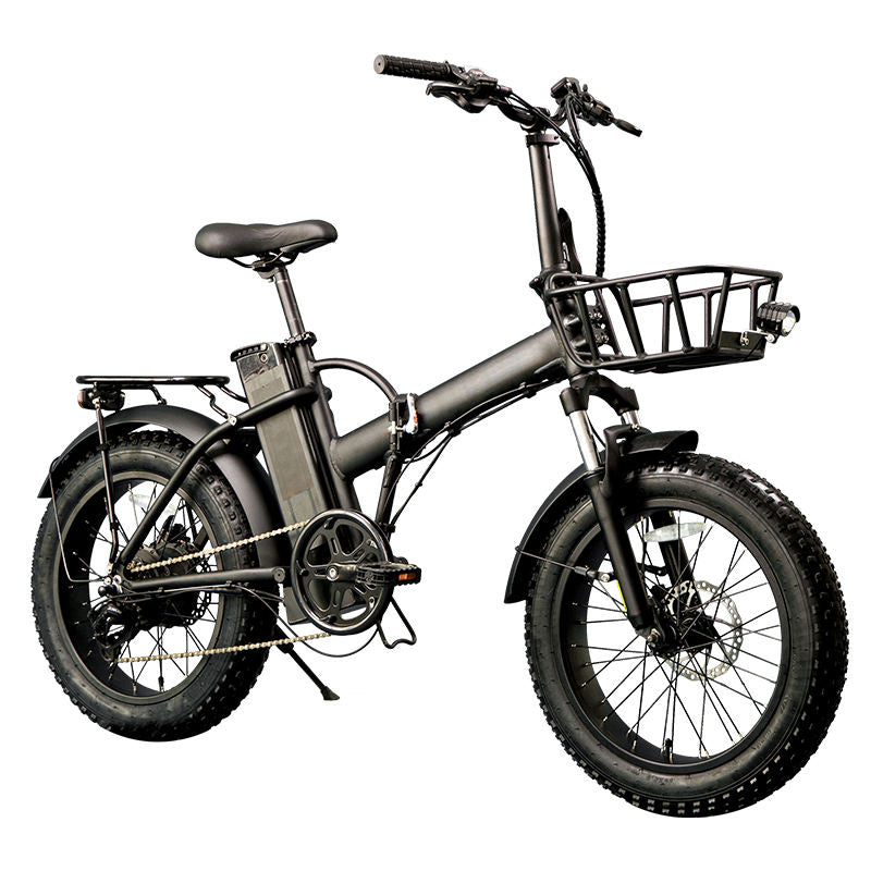 Folding Fat Tire Electric Bike  Cheap Price Folding Fat Tire Electric Bike for Adults with Off-Road Mountain Design, City Commuter E-Bike, Foldable Electric Fat Bike