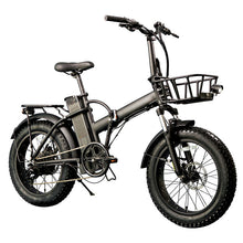 Load image into Gallery viewer, Folding Fat Tire Electric Bike  Cheap Price Folding Fat Tire Electric Bike for Adults with Off-Road Mountain Design, City Commuter E-Bike, Foldable Electric Fat Bike